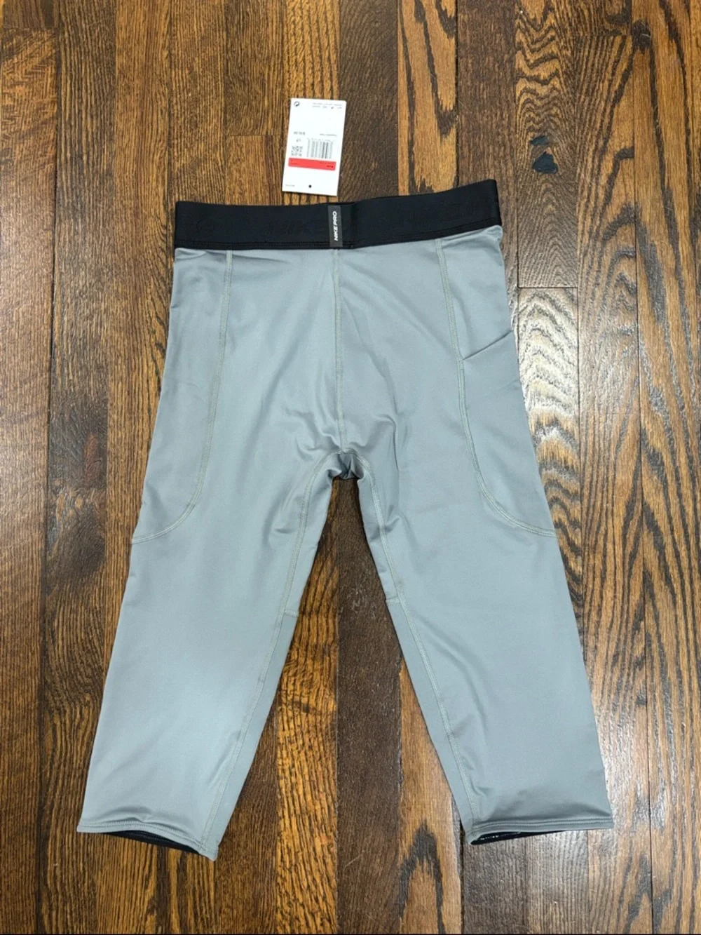 Nike kids Gray Athletic training pants size L